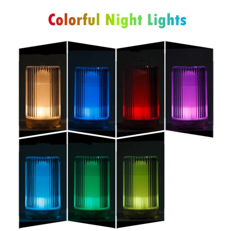 Air Humidifier, Aromatherapy Humidifier, with USB Night Light, 7 Colorful and Vibrant Light Settings, Perfect for the Living Room, Office, Bedroom, and Classroom—an Ideal Gift for the Holidays