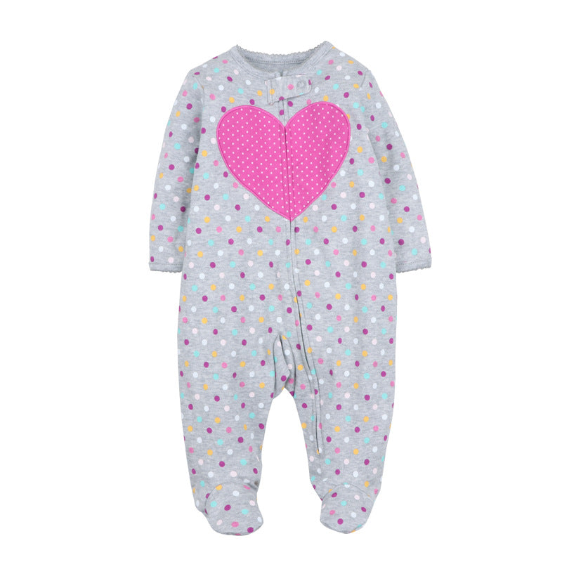 Good Quality 2023 Baby Pajamas Cotton Baby Clothes Boy Newborn Baby Clothes 3-12M Coveralls Infants Bebe Girls Zipper Jumpsuit