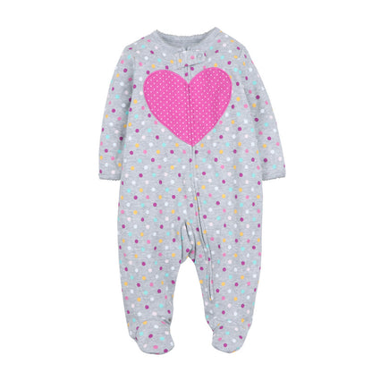 Good Quality 2023 Baby Pajamas Cotton Baby Clothes Boy Newborn Baby Clothes 3-12M Coveralls Infants Bebe Girls Zipper Jumpsuit