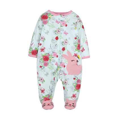 Good Quality 2023 Baby Pajamas Cotton Baby Clothes Boy Newborn Baby Clothes 3-12M Coveralls Infants Bebe Girls Zipper Jumpsuit