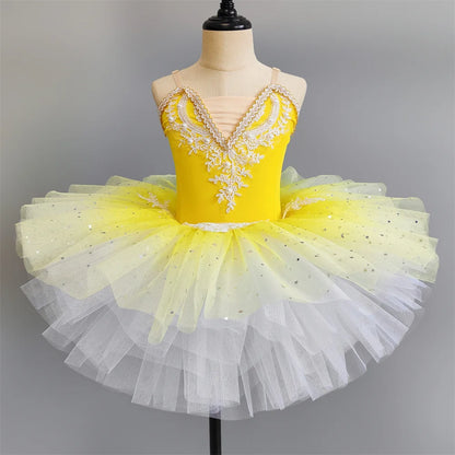 Girls Ballet Tutu Dress, Kids Ballerina Dance Costume Outfit