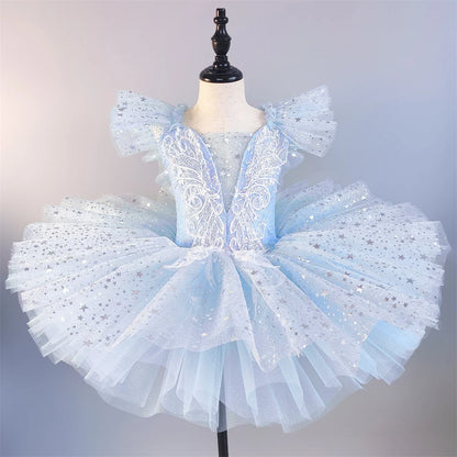 Girls Ballet Tutu Dress, Kids Ballerina Dance Costume Outfit