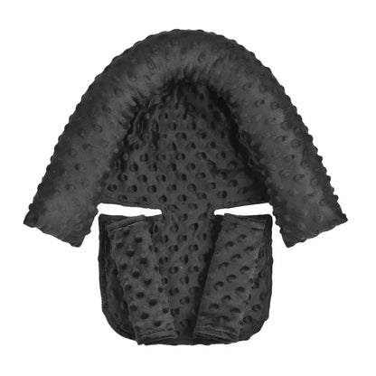 Baby Car Safety Soft Sleeping Head Support Pillow with Matching Seat Belt Strap Covers Baby Carseat Neck Protection Headrest