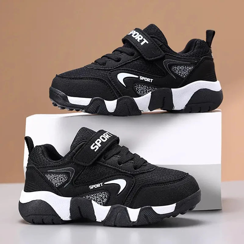 Spring Boys Athletic Sneakers Lightweight Breathable Running Shoes for Kids Non-Slip Children Casual School Walking Shoes