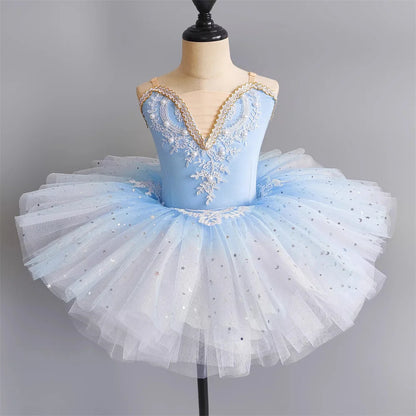 Girls Ballet Tutu Dress, Kids Ballerina Dance Costume Outfit