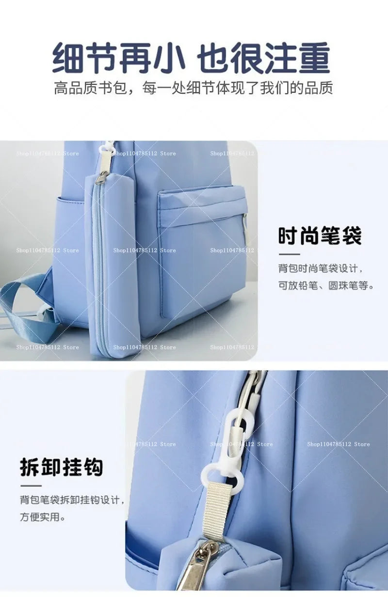 2-Piece Sprunki Backpack Set with Pencil Case – Large Capacity School Bag