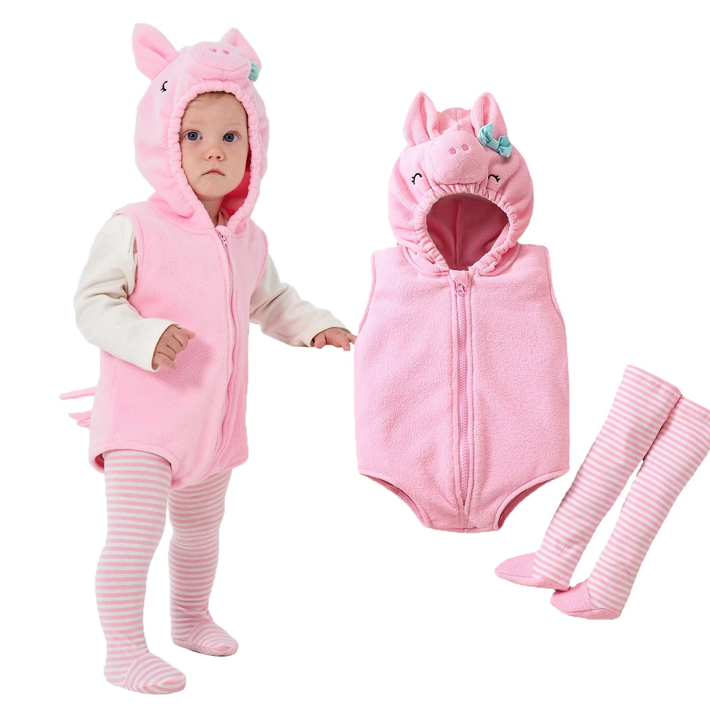 Umorden Infant Toddler Avocado Costume for Baby Girls Boys Hooded Romper Legging 2pcs Set Outfit 6M 12M 18M Halloween Purim