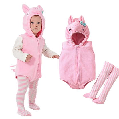 Umorden Infant Toddler Avocado Costume for Baby Girls Boys Hooded Romper Legging 2pcs Set Outfit 6M 12M 18M Halloween Purim