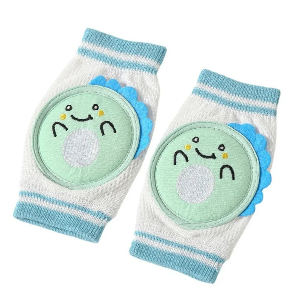 Baby Crawling Knee Pads Cute Animal Cotton Fabric Wear-resistant and Protective Knee and Leg Covers Anti Fall and Breathable
