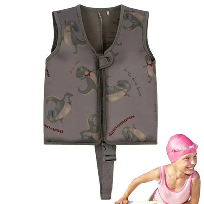 Infant Life Vest Neoprene Swimming Float Jacket Soft Learn To Swim Vest Pool Float Swimwear Quick Dry For Boys Girls Kids