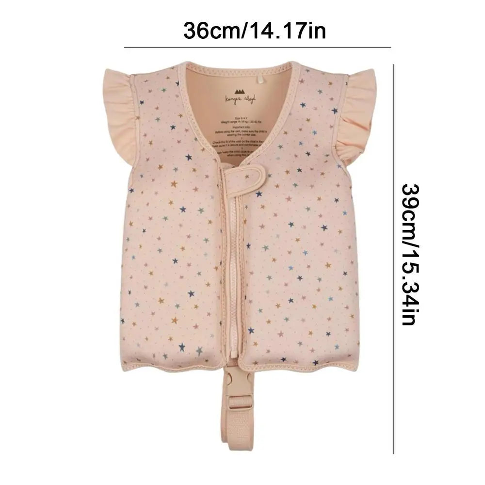 Infant Life Vest Neoprene Swimming Float Jacket Soft Learn To Swim Vest Pool Float Swimwear Quick Dry For Boys Girls Kids