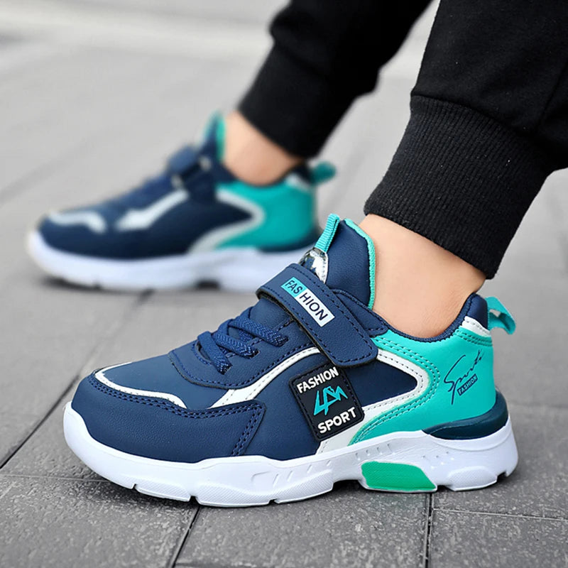 Four Seasons Children Sneakers Lightweight Non-slip Sport Shoes Outdoor Comfortable 5-16Years Old Kids Boys Walking Running Shoe