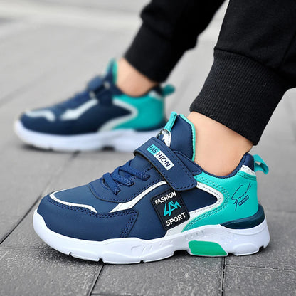 Four Seasons Children Sneakers Lightweight Non-slip Sport Shoes Outdoor Comfortable 5-16Years Old Kids Boys Walking Running Shoe