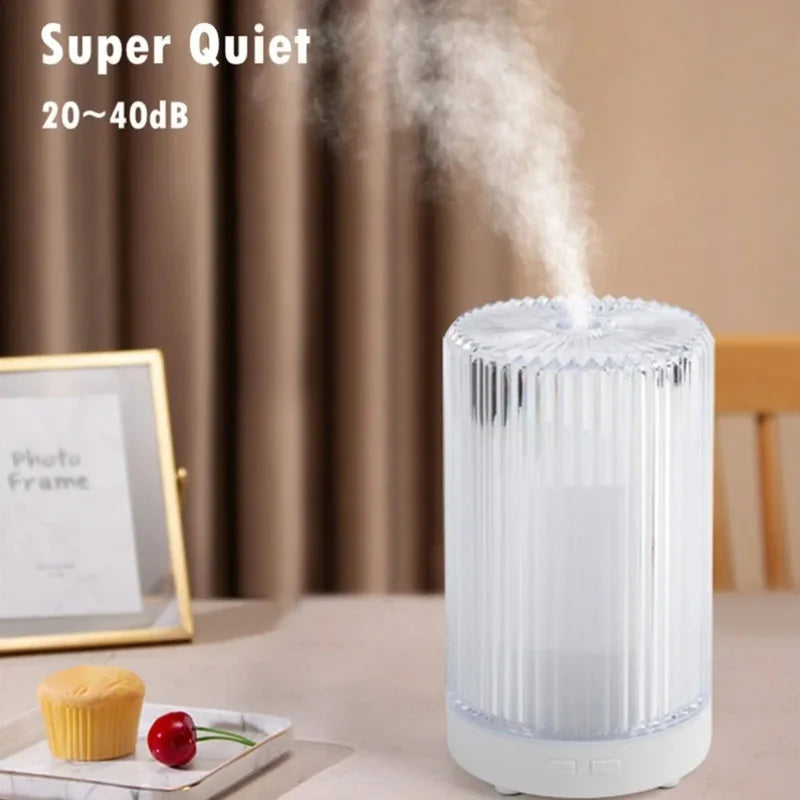 Air Humidifier, Aromatherapy Humidifier, with USB Night Light, 7 Colorful and Vibrant Light Settings, Perfect for the Living Room, Office, Bedroom, and Classroom—an Ideal Gift for the Holidays