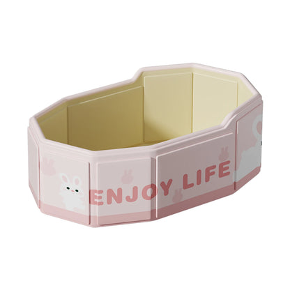 1PC Collapsible Baby Bathtub for Infants & Toddlers, Foldable & Leak-Proof, Reinforced Durable Structure