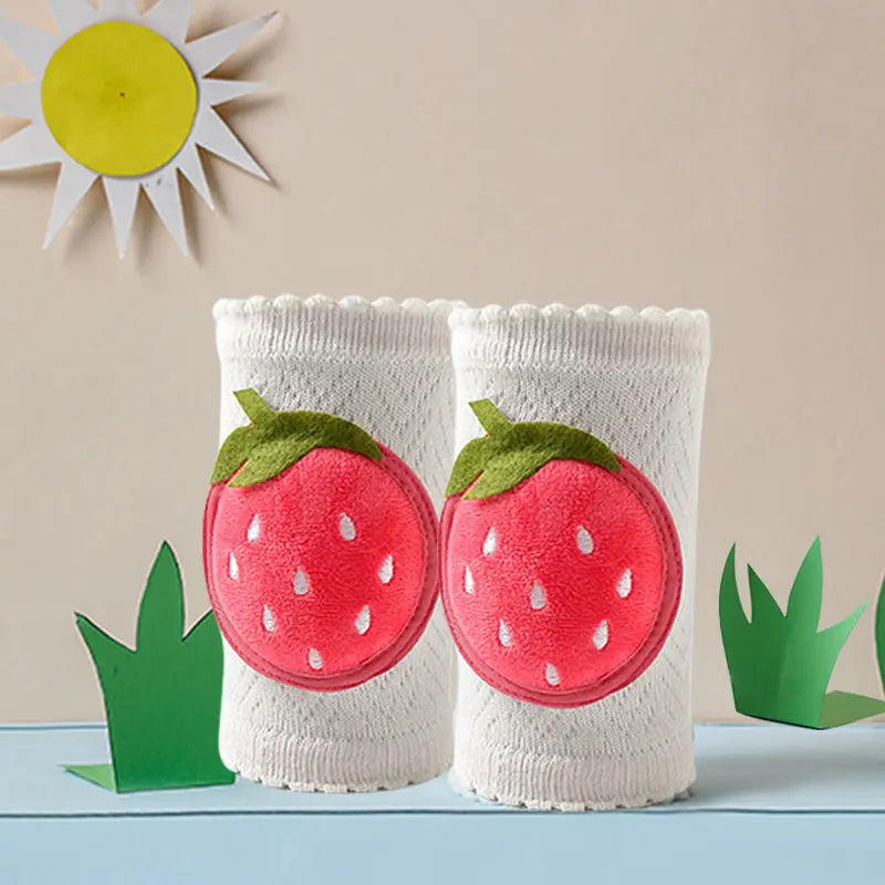 Baby Crawling Knee Pads Cute Animal Cotton Fabric Wear-resistant and Protective Knee and Leg Covers Anti Fall and Breathable