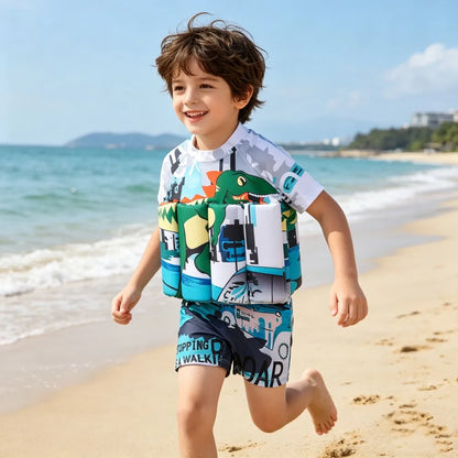 Boys Swimsuit Floating Kids Float Suit Toddler Baby 1 to 2 3 4 5 6 Years Children Buoyancy Funny Cartoon Dinosaur Child Swimwear