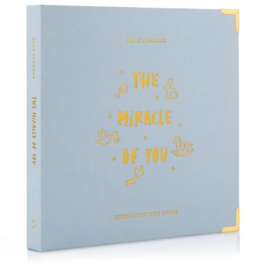 Keepsake Baby Memory Book for Boys and Girls Timeless First 5 Year Baby Book Neutral Journal Scrapbook or Photo Album - Record