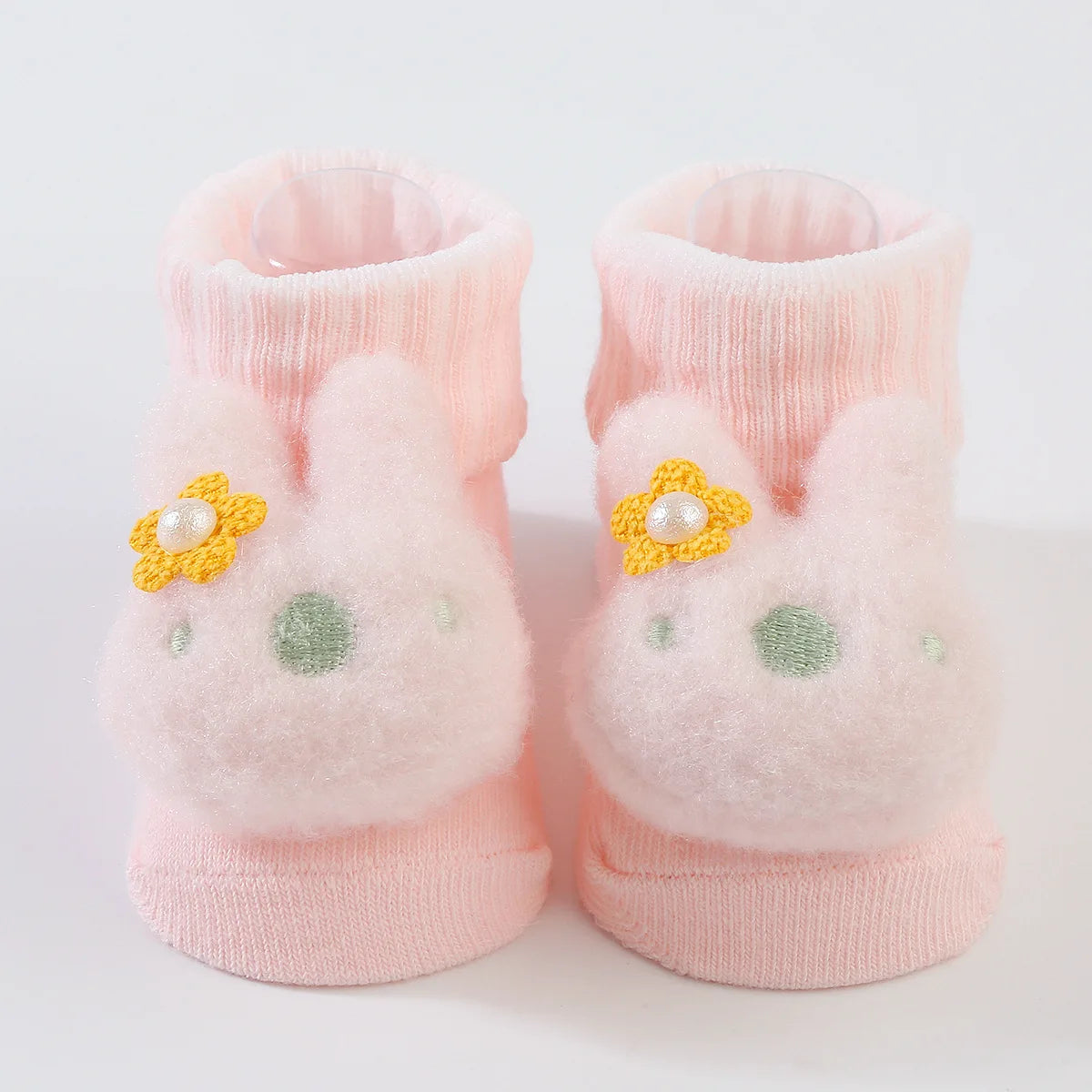 1 Pair Cute Cartoon Animal Kids Infant Newborn Baby Socks 0-6 Months Four Seasons Elastic Knit Cotton Kids Short Tube Socks