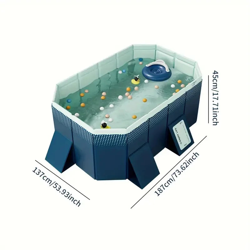 folding pool (not inflatable) bathes and cools in summer, suitable for outdoor patio beach garden