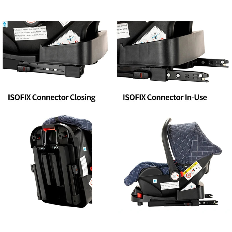 Premium 3-in-1 Baby Travel System: Reversible Seat Pram Stroller, Folding Design for 0-3 Years