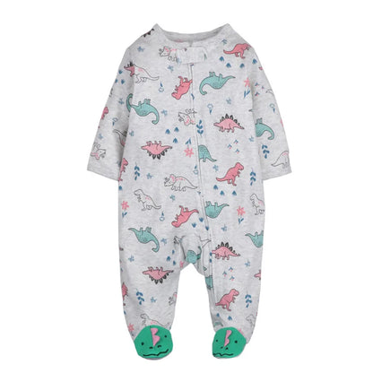 Good Quality 2023 Baby Pajamas Cotton Baby Clothes Boy Newborn Baby Clothes 3-12M Coveralls Infants Bebe Girls Zipper Jumpsuit