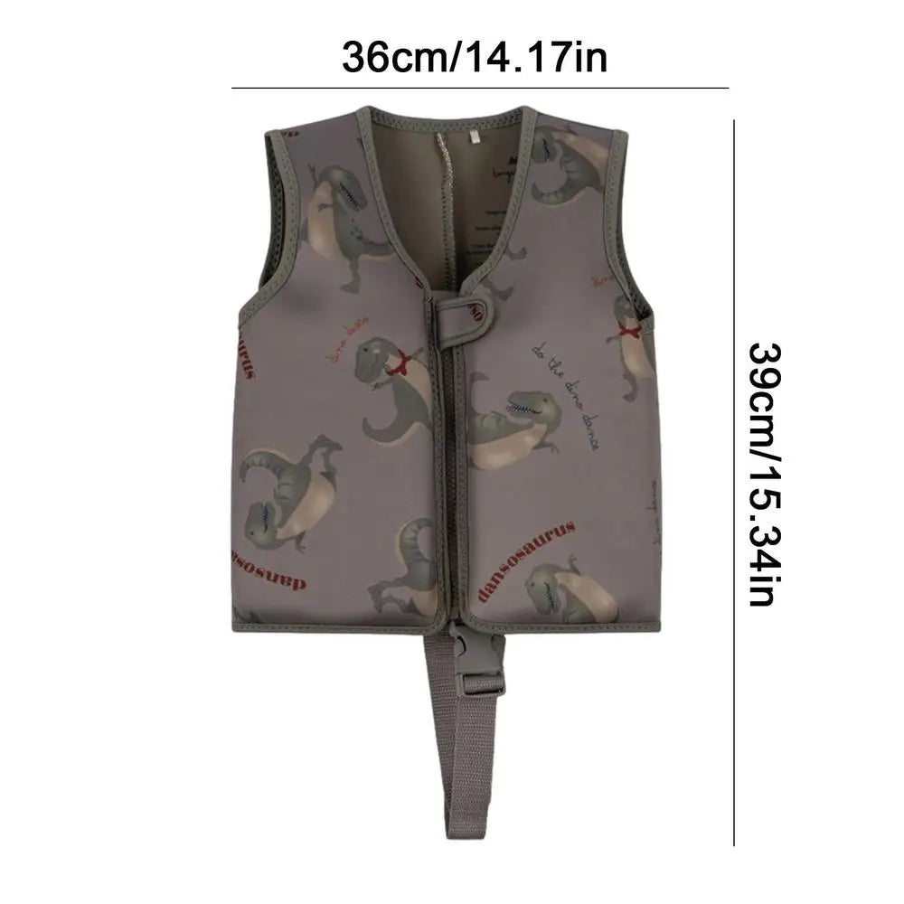 Infant Life Vest Neoprene Swimming Float Jacket Soft Learn To Swim Vest Pool Float Swimwear Quick Dry For Boys Girls Kids