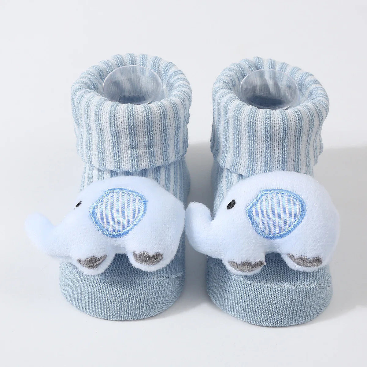 1 Pair Cute Cartoon Animal Kids Infant Newborn Baby Socks 0-6 Months Four Seasons Elastic Knit Cotton Kids Short Tube Socks