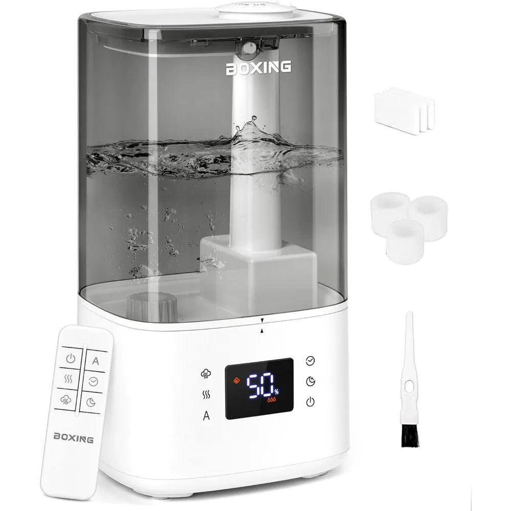 6L Warm and Cool Mist Humidifiers for Bedroom, Top Fill Ultrasonic Aroma Diffuse