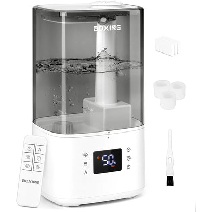 6L Warm and Cool Mist Humidifiers for Bedroom, Top Fill Ultrasonic Aroma Diffuse