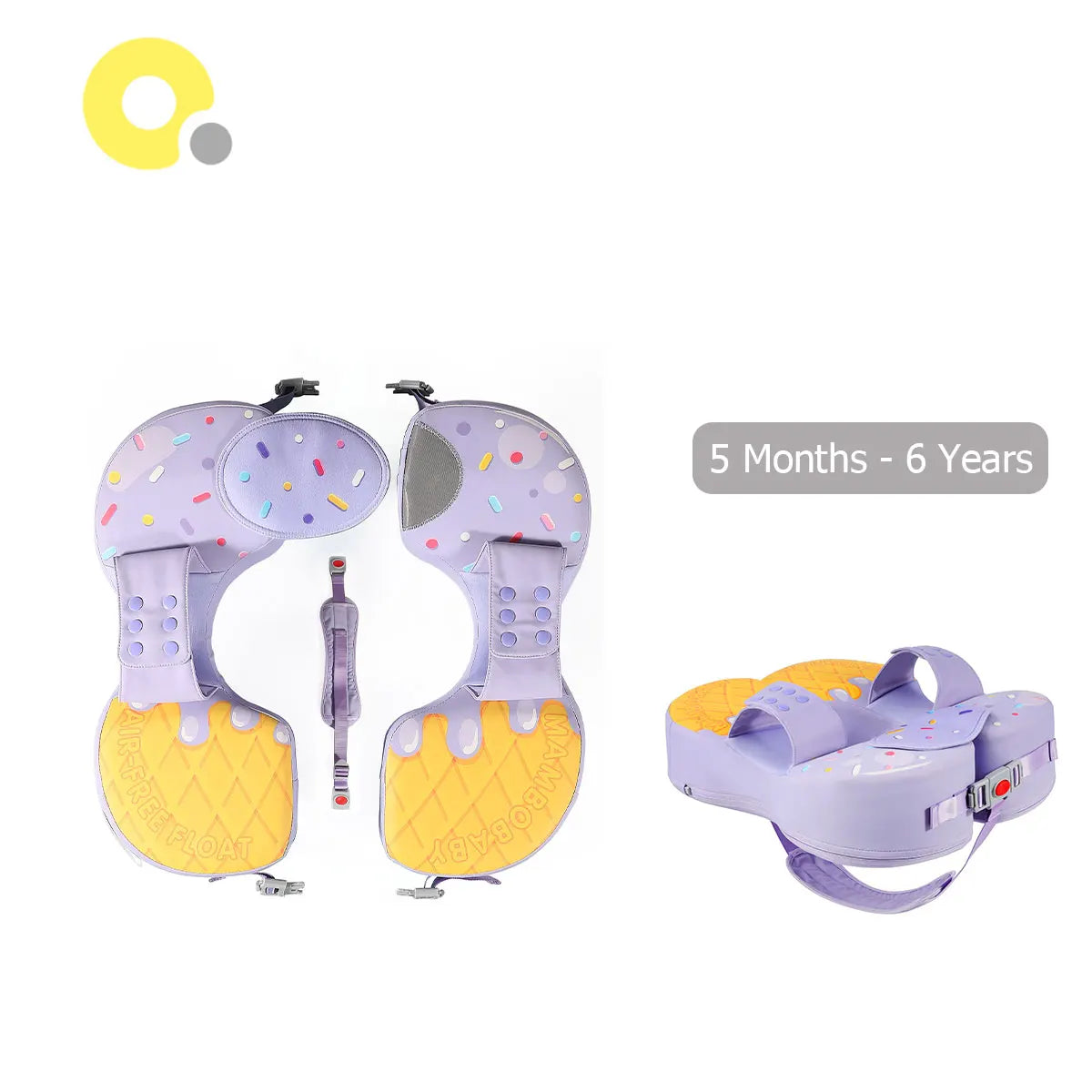 Mambobaby VIP Dropshipping Non-Inflatable Baby  Floats with Canopy  Underarm Swimming  Floater Spa Buoy Trainer Suppliers