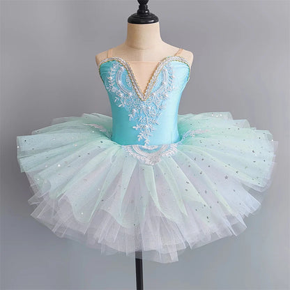 Girls Ballet Tutu Dress, Kids Ballerina Dance Costume Outfit