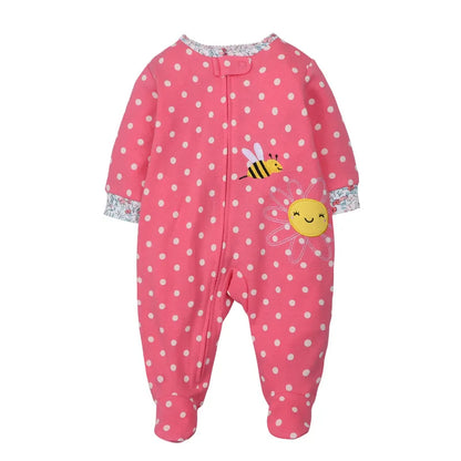 Good Quality 2023 Baby Pajamas Cotton Baby Clothes Boy Newborn Baby Clothes 3-12M Coveralls Infants Bebe Girls Zipper Jumpsuit