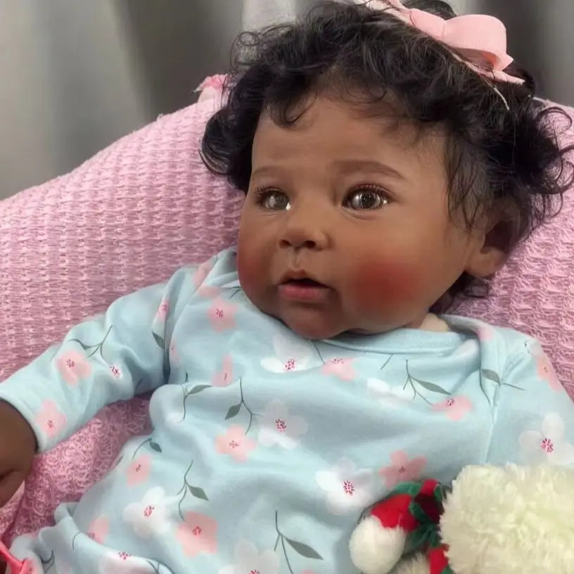 Lifelike Reborn Baby Dolls Girl - 20 Inch Realistic Baby Doll, Real Life Baby Doll Real Looking Newborn Soft Body, Gift Set with Full Accessories for Kids Aged 3+