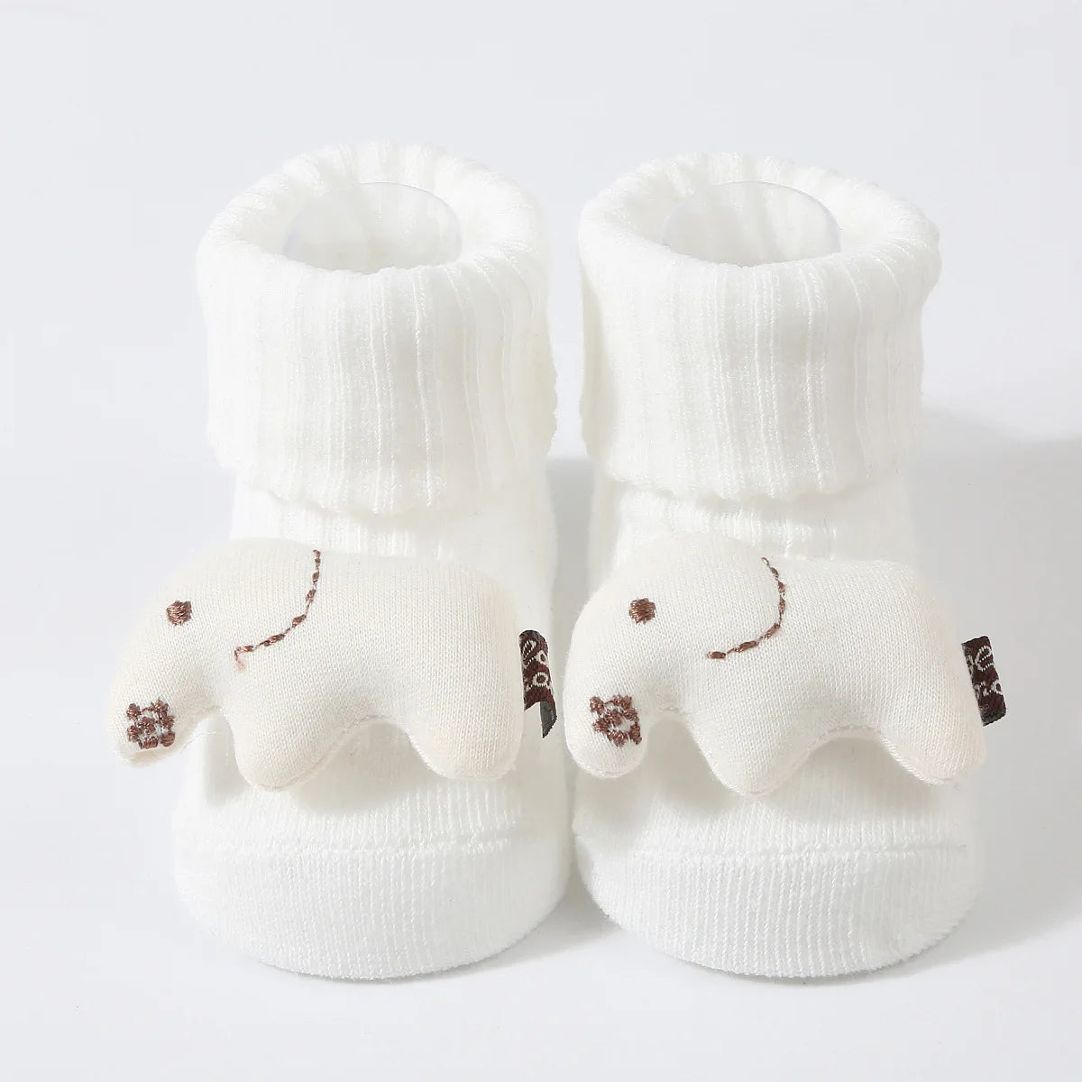 1 Pair Cute Cartoon Animal Kids Infant Newborn Baby Socks 0-6 Months Four Seasons Elastic Knit Cotton Kids Short Tube Socks