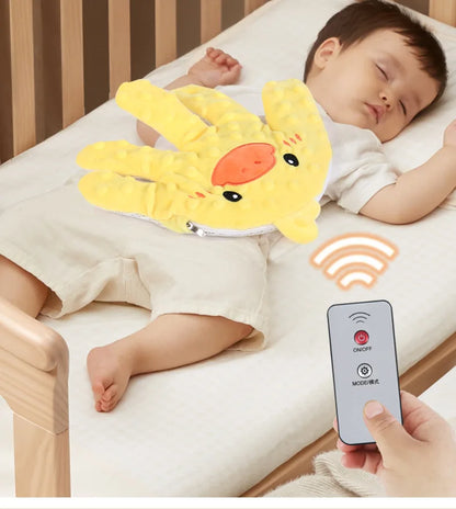 Newborn Baby Sleep Aid Palm Pillow with Remote Control for Soothing and Calming Comfort
