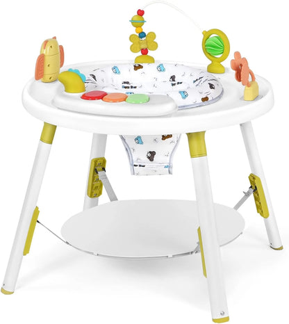 Baby 3-in-1 Activity Center Jumper and Table - with Removable Toys and 360° Rotating Seat - Ideal for Infant Entertainment