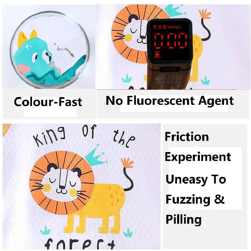 Kids Boys & Girls Summer 2-Piece Cotton Sleeveless T-Shirt & Shorts Outfit Set