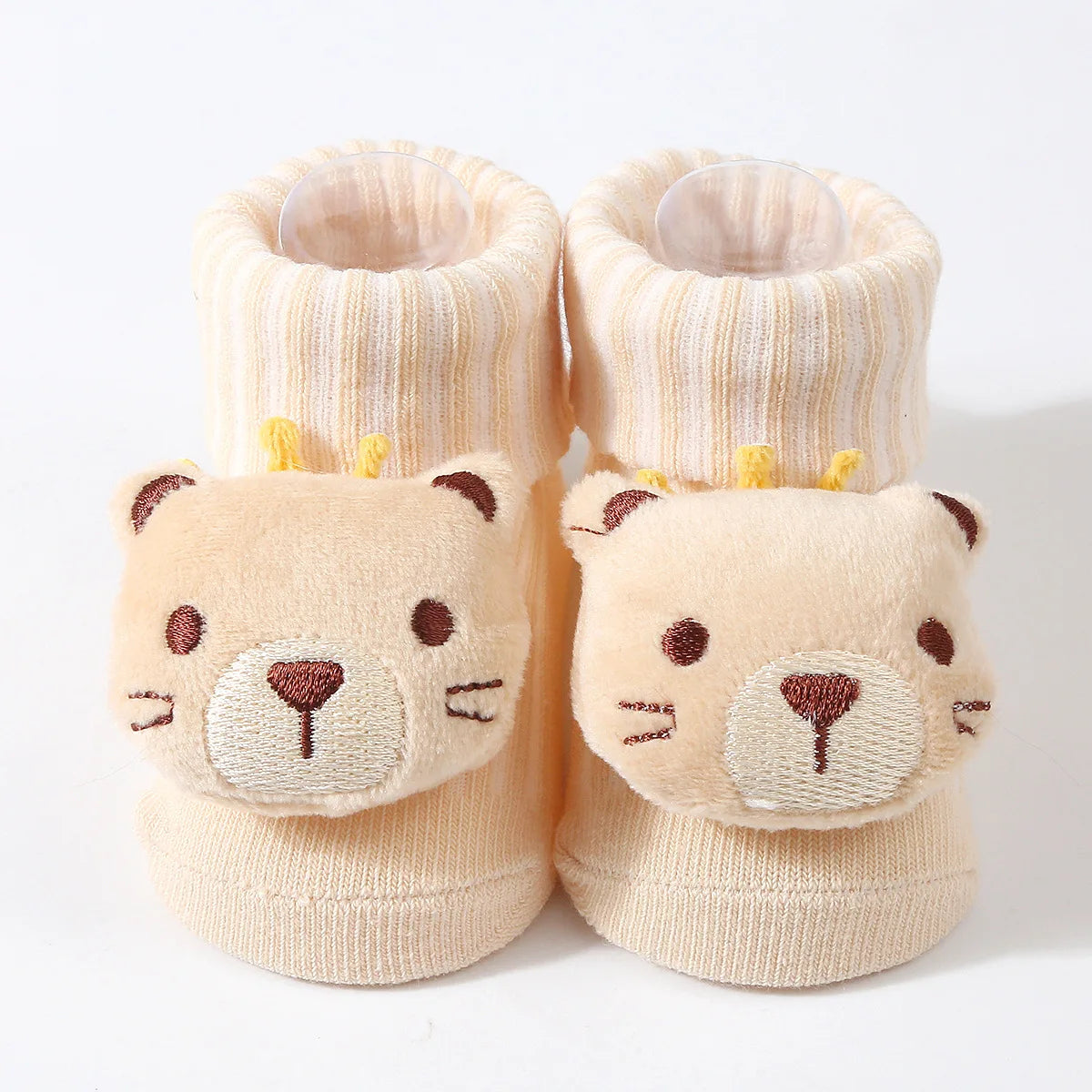 1 Pair Cute Cartoon Animal Kids Infant Newborn Baby Socks 0-6 Months Four Seasons Elastic Knit Cotton Kids Short Tube Socks