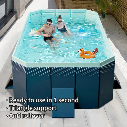 folding pool (not inflatable) bathes and cools in summer, suitable for outdoor patio beach garden