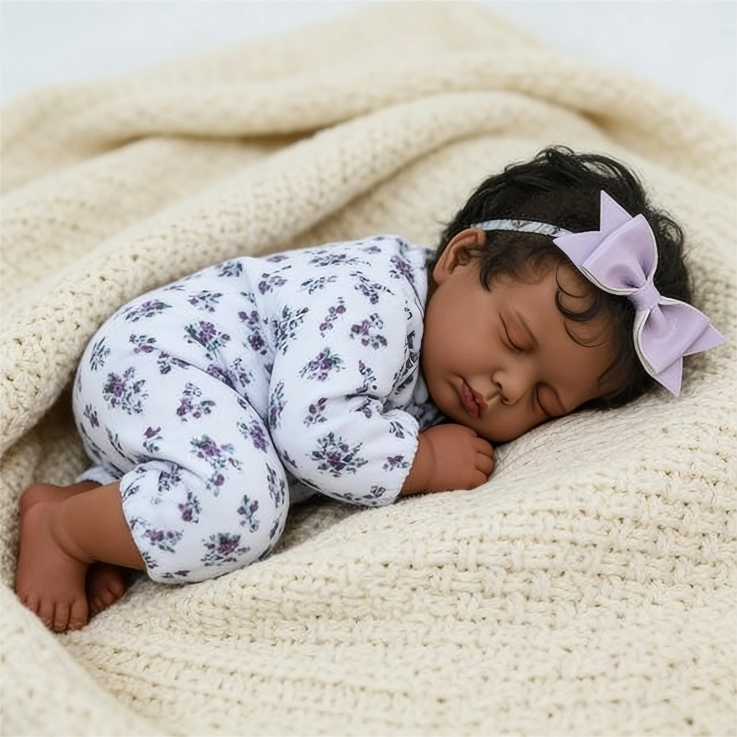 18-Inch Reborn Baby Dolls  - Realistic Newborn, Soft Weighted  Body, Adorable Poseable Real Life Doll– Gift for Kids Age 3+