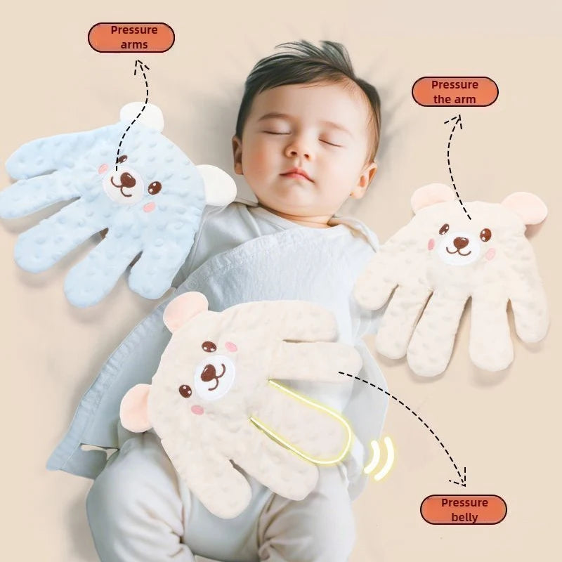 Newborn Baby Sleep Aid Palm Pillow with Remote Control for Soothing and Calming Comfort
