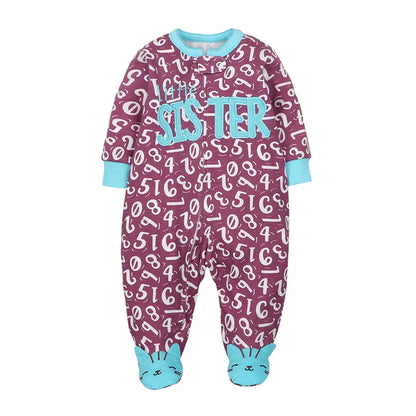 Good Quality 2023 Baby Pajamas Cotton Baby Clothes Boy Newborn Baby Clothes 3-12M Coveralls Infants Bebe Girls Zipper Jumpsuit
