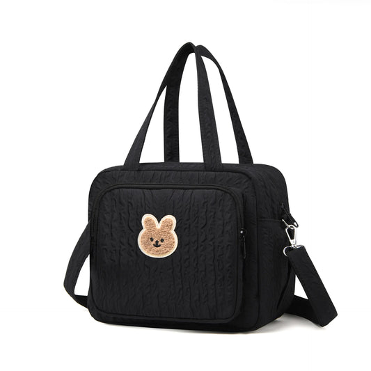 Cute Diaper Bag Shoulder Bag Portable Mommy Bag Multifunctional Storage Bag Lightweight Mommy Bag