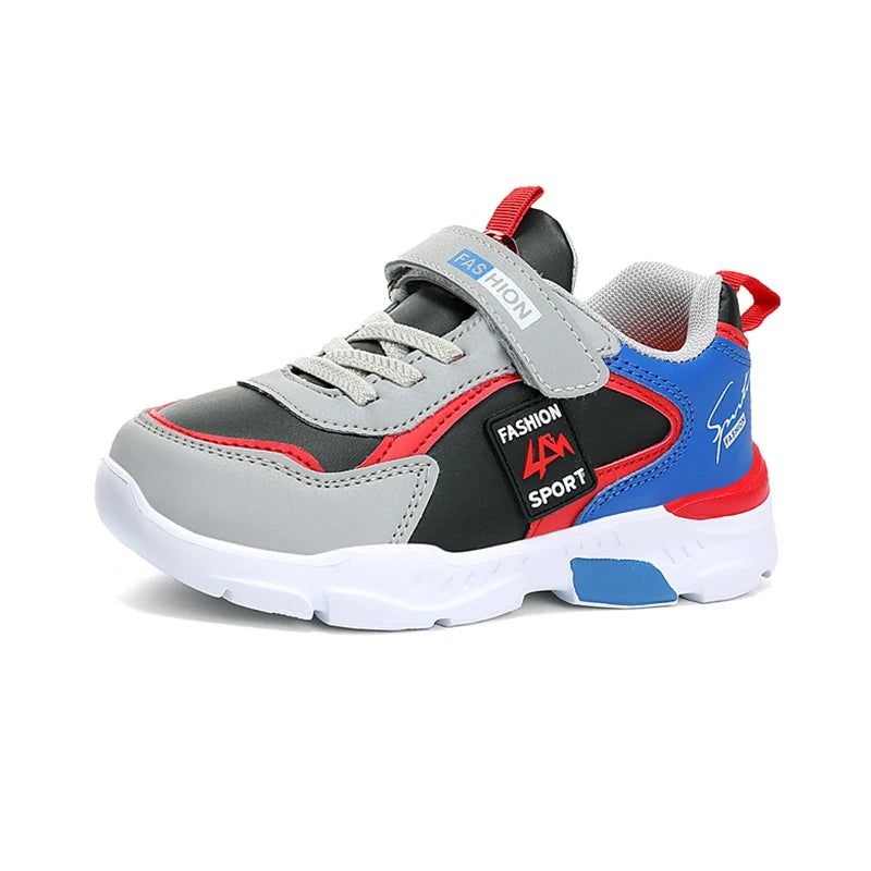 Four Seasons Children Sneakers Lightweight Non-slip Sport Shoes Outdoor Comfortable 5-16Years Old Kids Boys Walking Running Shoe