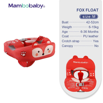 Mambobaby VIP Dropshipping Non-Inflatable Baby  Floats with Canopy  Underarm Swimming  Floater Spa Buoy Trainer Suppliers