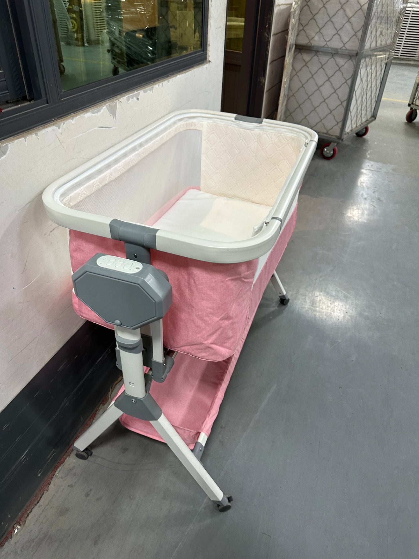 Bassinet for Baby Electric Rocking Cribs,Newborn Co-Sleeper,Infant Bedside Sleeper,Unisex Baby Bed, Portable Travel Crib,Cradle